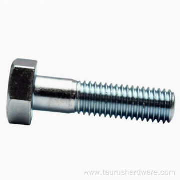 Steel galvanized grade 5.8 hexagonal bolts